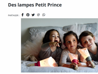 Focus on our nomadic lamps Le Petit Prince on the digital magazine magtoo ...