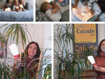Zoom on Polochon & Cie and our nomadic lamp for children on Radio Calade